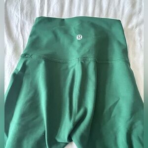Emerald Green Lululemon Wunder Under Leggings